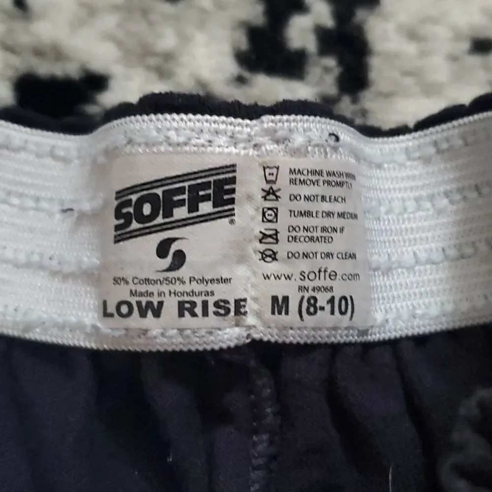 Soffe Girls Size 8/10 Black Pull On Gym Dance Shorts
